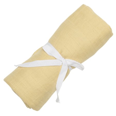Perlimpinpin	"Cotton Muslin Blankets 48x48 - Lemon	"	MS35CI 775706609665 Tjskids.com