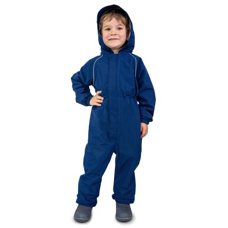 Jan & Jul Cozy-Dry Waterproof Play Suit - Nebula Blue Tjskids.com