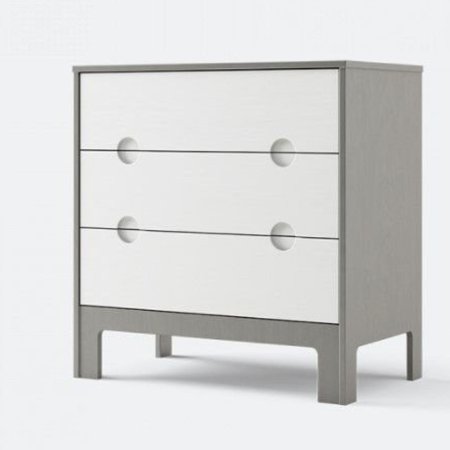 Dutailier Cupcake 3 Drawer Dresser Grey