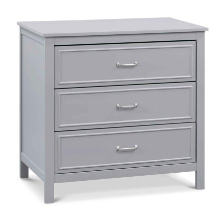 Davinci Charlie 3 Drawer Dresser Grey