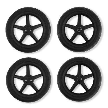 Bugaboo Donkey/Buffalo Wheel Replacement Set BLACK	110004ZW01	8717447124399 Tjskids.com
