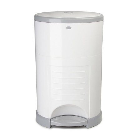 Dekor Eko Plus White Diaper Pail 2-12221 894433002874 Tjskids.com