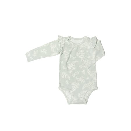 GirlS Long Sleeve Bodysuit In Tencel - Fern