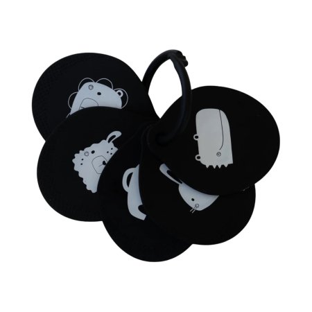 Loulou Lollipop	Flashcards Fruits BW	FCS-BW 825754033223 Tjskids.com
