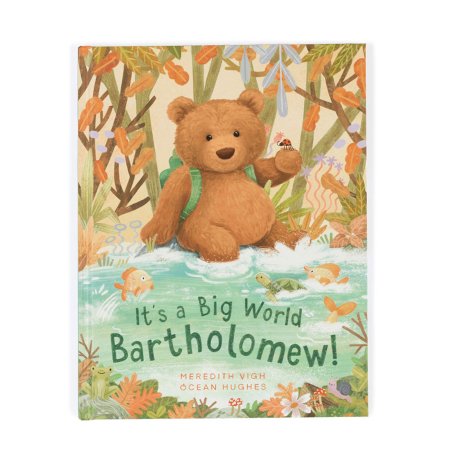 Jellycat It's a Big World Bartholomew Book BK4BAR 670983155785 Tjskids.com
