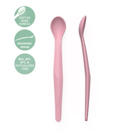 Silicone Spoon - Purple Rose