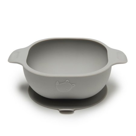 Silicone Snack Bowl - Rhino/Silver Grey