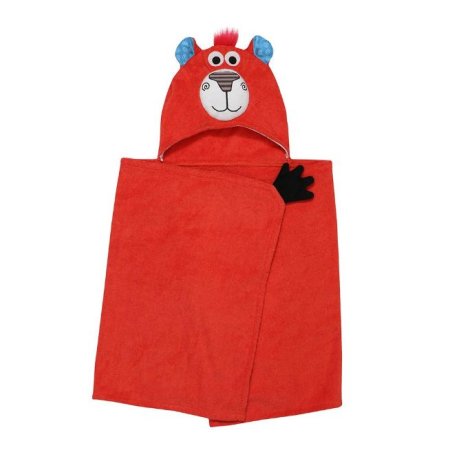 Kids Plush Terry Hooded Bath Towel - Bosley Bear