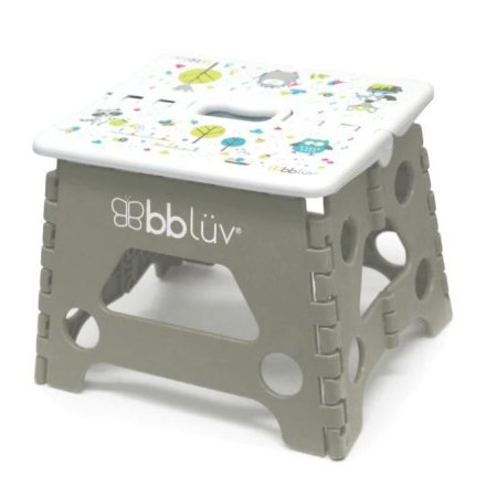 Step Folding Step Stool - Grey