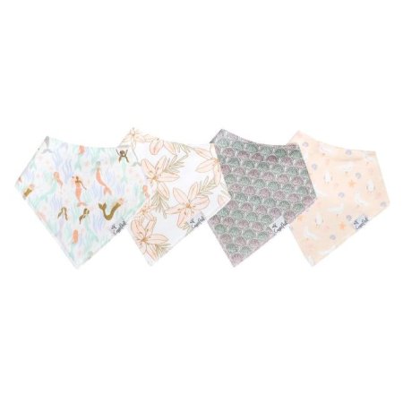 Bandana Bib Set 4 Pack - Coral