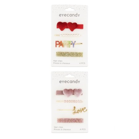 Assorted Barrettes 4 Pack