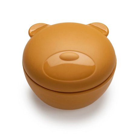 Silicone Bowl with Lid - Bear