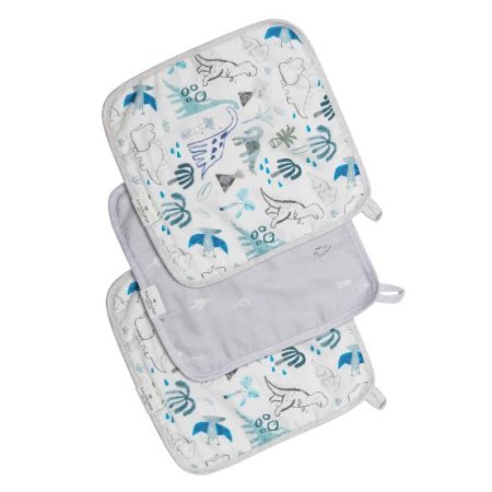 Deluxe Washcloth 3 Pack - Dinosaurs