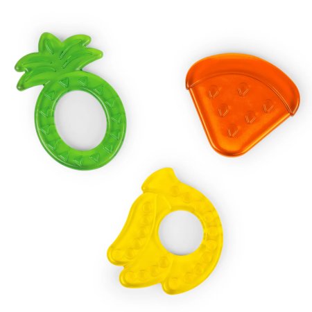 Bright Starts	Juicy Chews 3 Pack Textured Teethers KII13077 74451130777 Tjskids.com