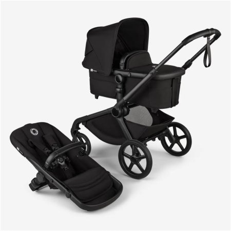 Bugaboo Kangaroo Complete Black/Midnight Black 100280022	871744714862 Tjskids.com