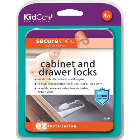 KidCo Adhesive Mount Lock - 4/pkg