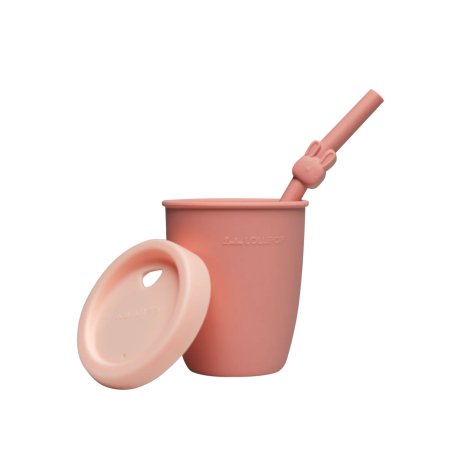 Loulou Lollipop	Kids' Cup With Straw - Bunny	TCUP-002-BPK 825754017940 Tjskids.com
