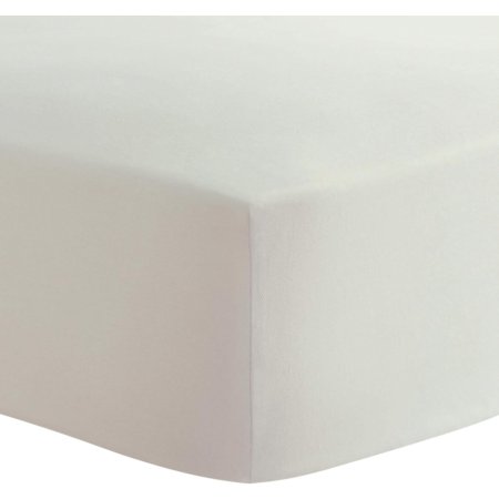 Kushies Percale Fitted Crib Sheet Ecru