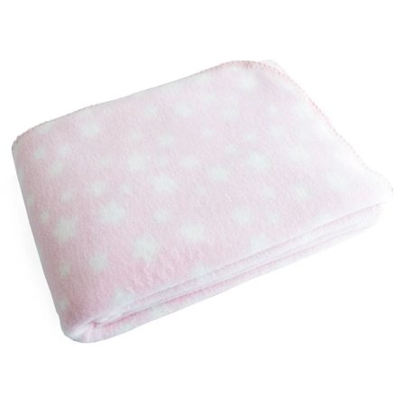 Kushies Star Fleece Blanket - Pink