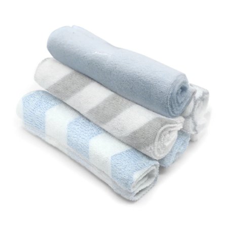 Washcloths 6 Pack - Blue
