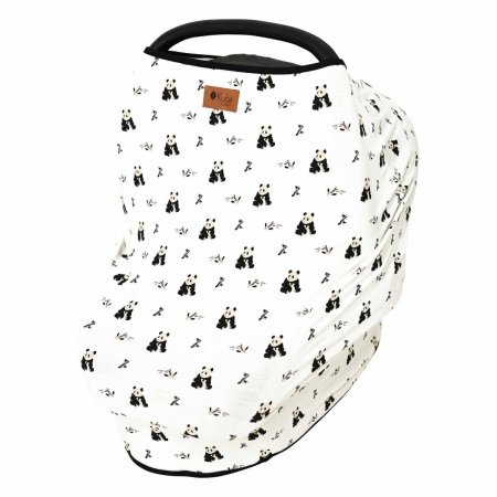 Kyte Baby Printed Car Seat Cover - Black and White Zen