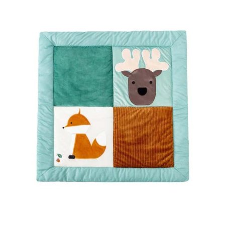 Little Big Friends Playmat - Patchwork Forest