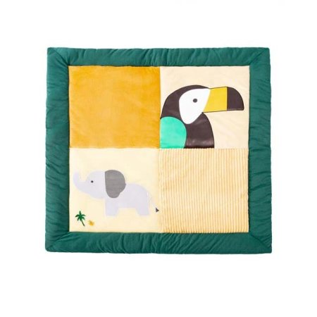 Little Big Friends Playmat - Patchwork Jungle