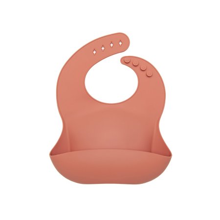 Silicone Bib - Terra Cotta