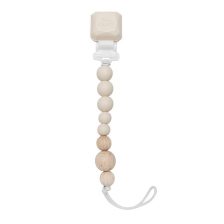Colour Pop Pacifier Clip - Coconut Cream