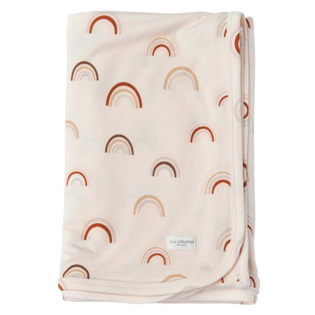 Loulou Lollipop Knit Swaddle in Tencel - Canyon Rainbow