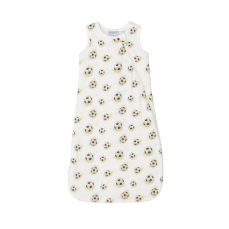 Coccoli	MODAL 0.5 TOGS SLEEPSACK - SOCCER BALLS ON CREAM Tjskids.com
