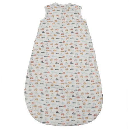 Loulou Lollipop Muslin Lightweight 0-6m Sleep Bag 0.5 TOG - Camper Vans BA9003U.CPV.7 825754037146 Tjskids.com