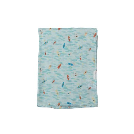 Loulou Lollipop Muslin Swaddle - Kayak	SWKYK 825754037269 Tjskids.com