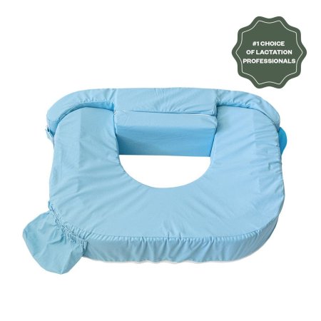 My Brest Friend Professional Twin Nursing Pillow - Blue Vinyl