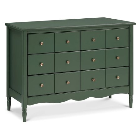 Liberty 6-Drawer Assembled Dresser - Forest Green