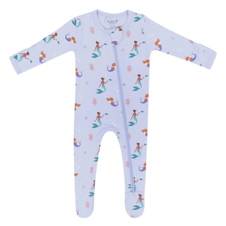 Kyte Baby Printed Zippered Footie - Mermaid Tjskids.com