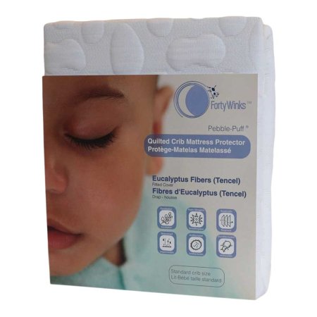 Eucalyptus Naturals Pebblepuff Quilted Mattress Protector