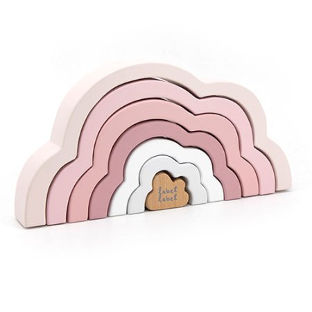 Label Label Rainbow Puzzle Cloud - Pink 533LLWT-25286 5420067925286