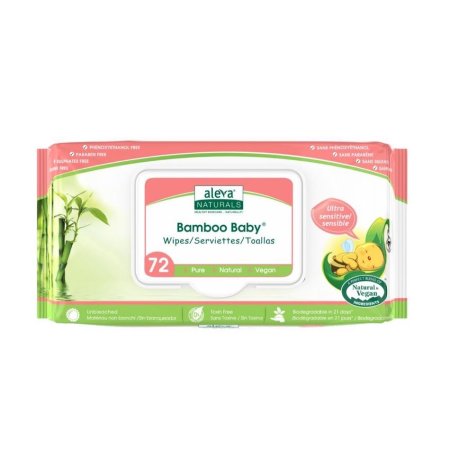 Bamboo Baby Sensitive Wipe 72 Count 37945