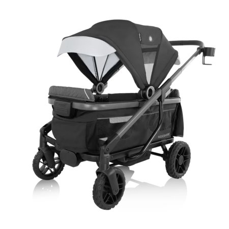Evenflo Shyft Rideshare Stroller Wagon - Sterling Black 19012483 Tjskids.com