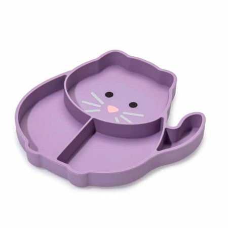Melii Silicone Divided Plate Cat