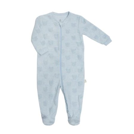 Dream Velour Burnout Sleeper - Blue
