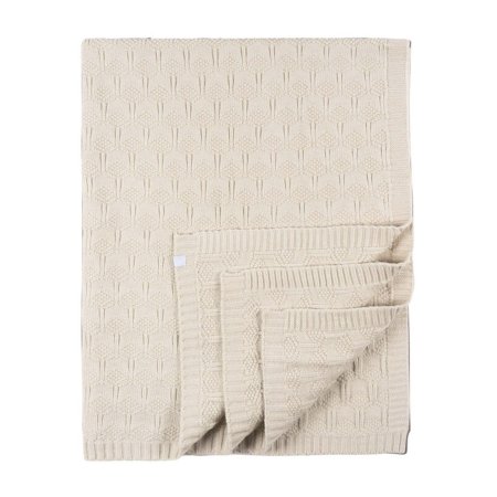 Just Born Sweater Knit Blanket - Tan GCW60557 32633138713 Tjskids.com