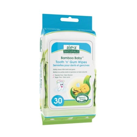 Bamboo Baby Tooth n Gum Wipe 30 Count 37960