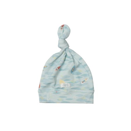 Loulou Lollipop Top Knot Beanie Tencel - Kayak	BA7002U.KYK.7 825754036569 Tjskids.com