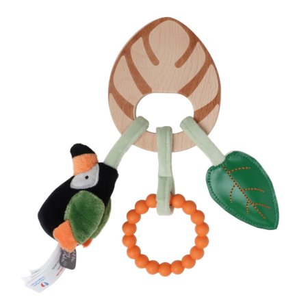 Little Big Friends	Wooden Rattle - Jungle 304843	3700552304843 Tjskids.com