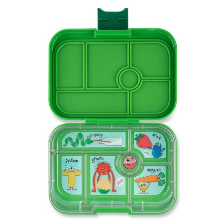 Yumbox Original 6 Compartment Bento Box - Bamboo Green
