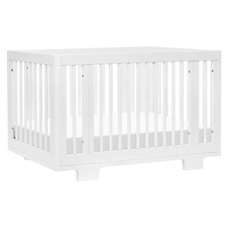 Babyletto Yuzu 8 in 1 Convertible Crib with All Stages Conversion Kit - White