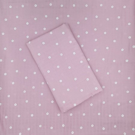 Zappy Zebra Muslin Swaddle - Mauve Daisies