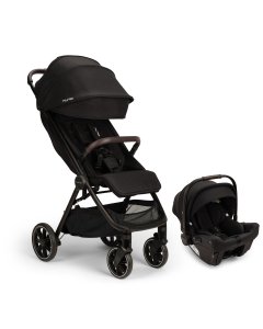 Nuna TRVL LX + PIPA Urbn Travel System - New Caviar